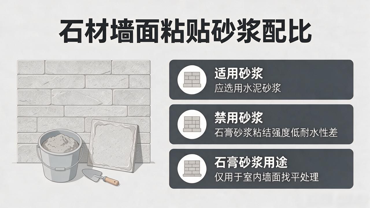 墙面粘贴砂浆石材配比标准_石材墙面粘贴砂浆配比_墙面粘贴砂浆石材配比方法