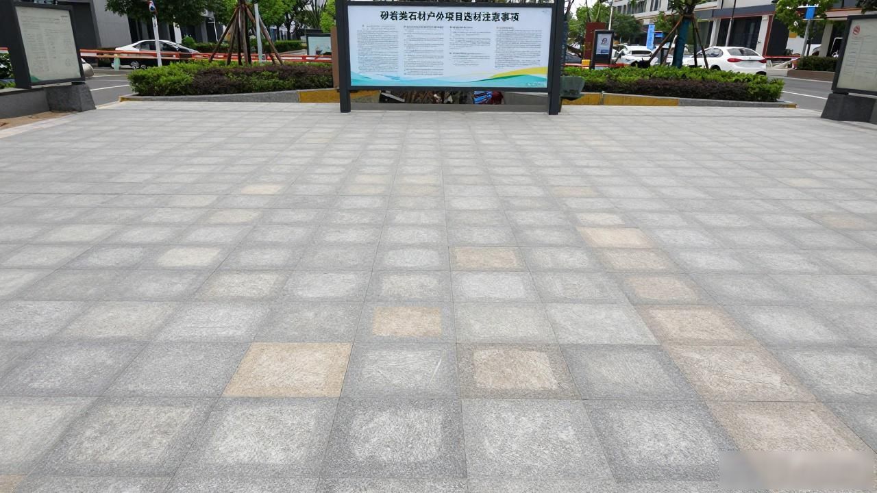砂岩类石材户外项目选材注意事项_砂岩石材的十大名牌_砂岩石材地铺效果图