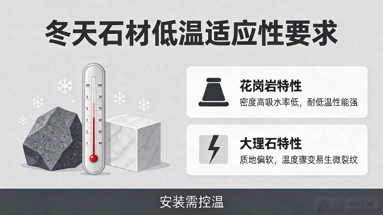冬天室内石材安装环境温度要求_冬季室外石材铺装利弊_石材在天冷怎么施工