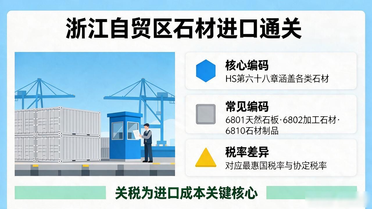 石材贸易有限公司_石材外贸公司怎么做_浙江自贸区石材进口通关流程解析