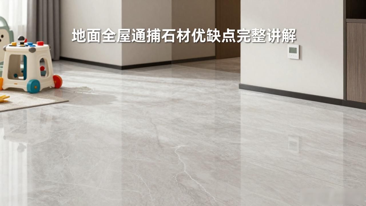 地面全屋通铺石材优缺点完整讲解_石材地面效果图大全集_石材地面铺装效果图