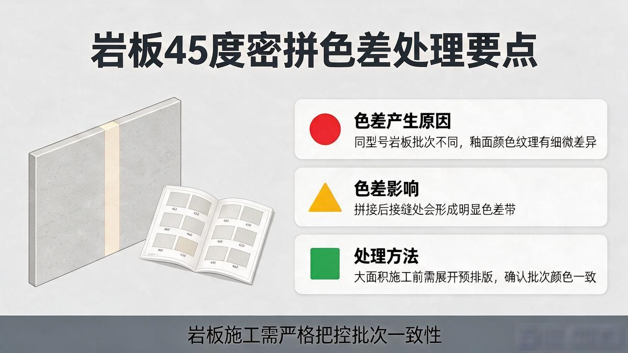 岩板背景墙45度密拼加工技术_岩板密拼的施工步骤详解_背景墙岩板价格