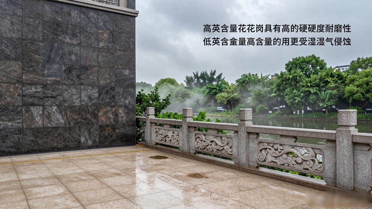 石英含量对花岗岩性能的影响_石英砂岩和花岗岩的硬度谁大_花岗岩成分石英