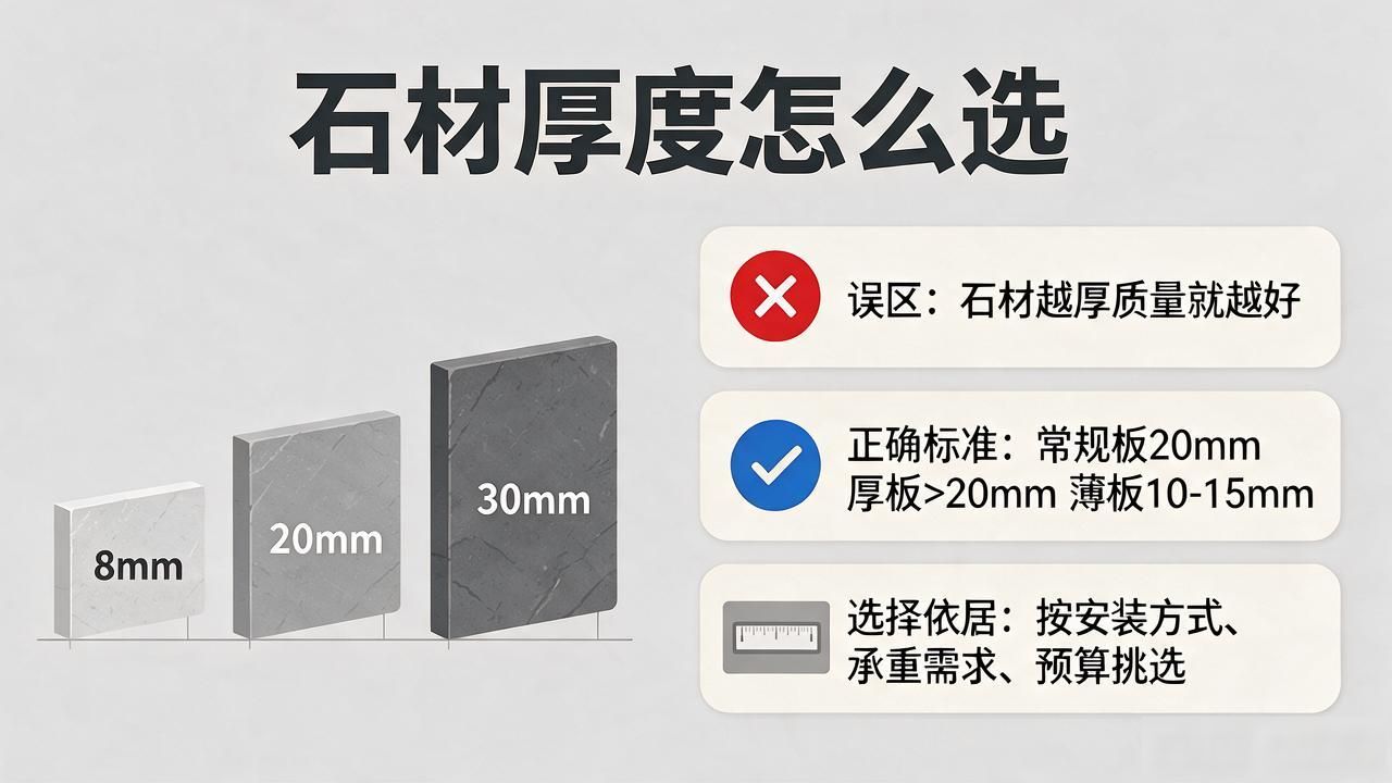 石材厚度误差国家标准_石材质量问题_石材越厚质量就越好吗，纠正认知误区