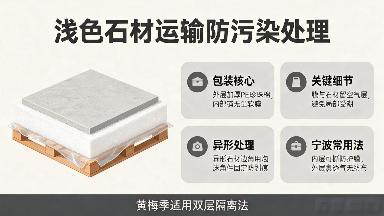 石材污染用什么清洗_浅色石材运输过程防污染处理小知识_石材污染用什么办法去除