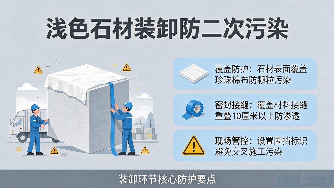石材污染用什么清洗_浅色石材运输过程防污染处理小知识_石材污染用什么办法去除