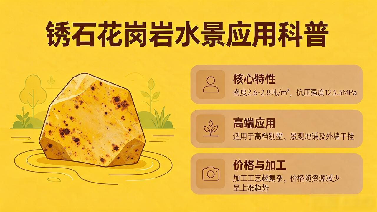 锈石花岗岩_山东锈石畅达石业_锈石花岗岩水景项目适用性科普