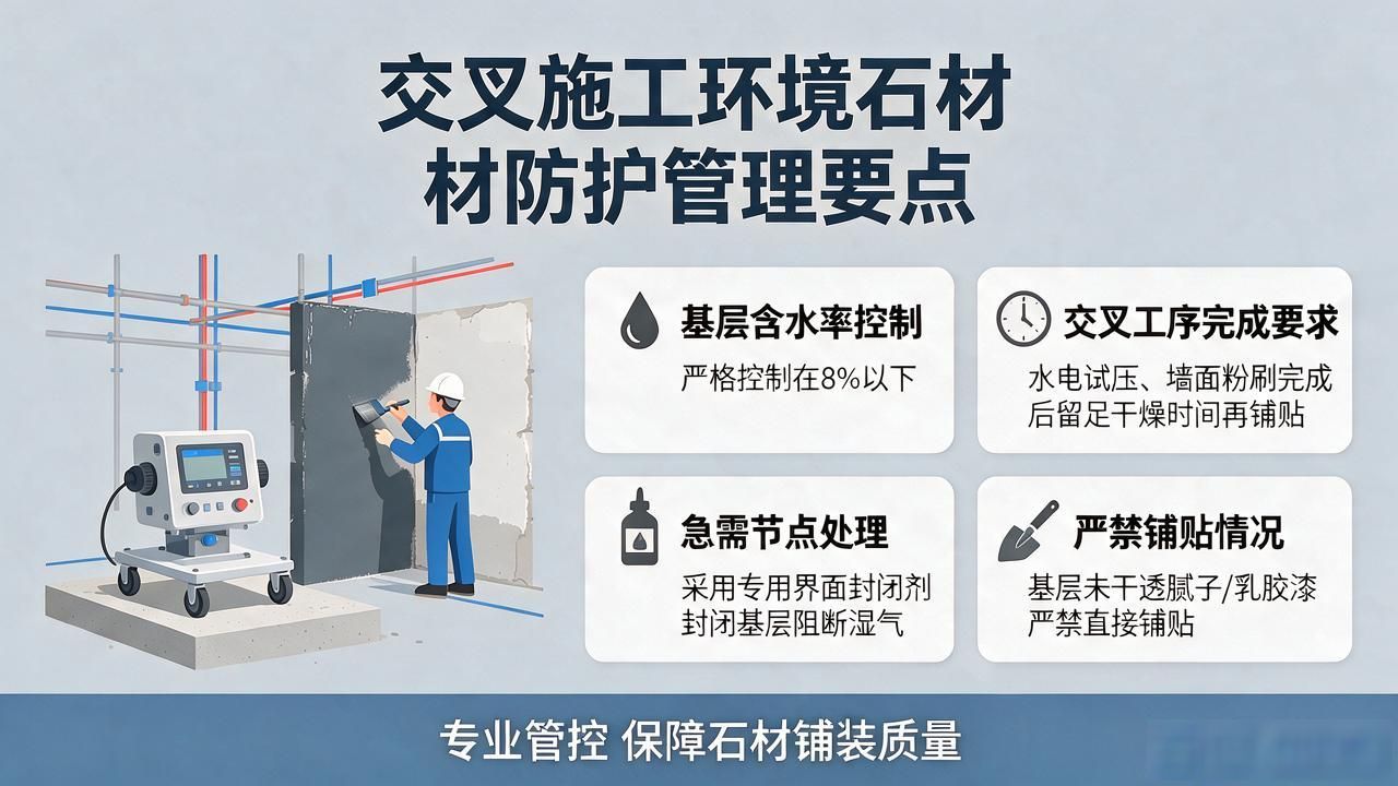 交叉施工安全措施_交叉施工环境石材防护管理要点_交叉施工成品保护