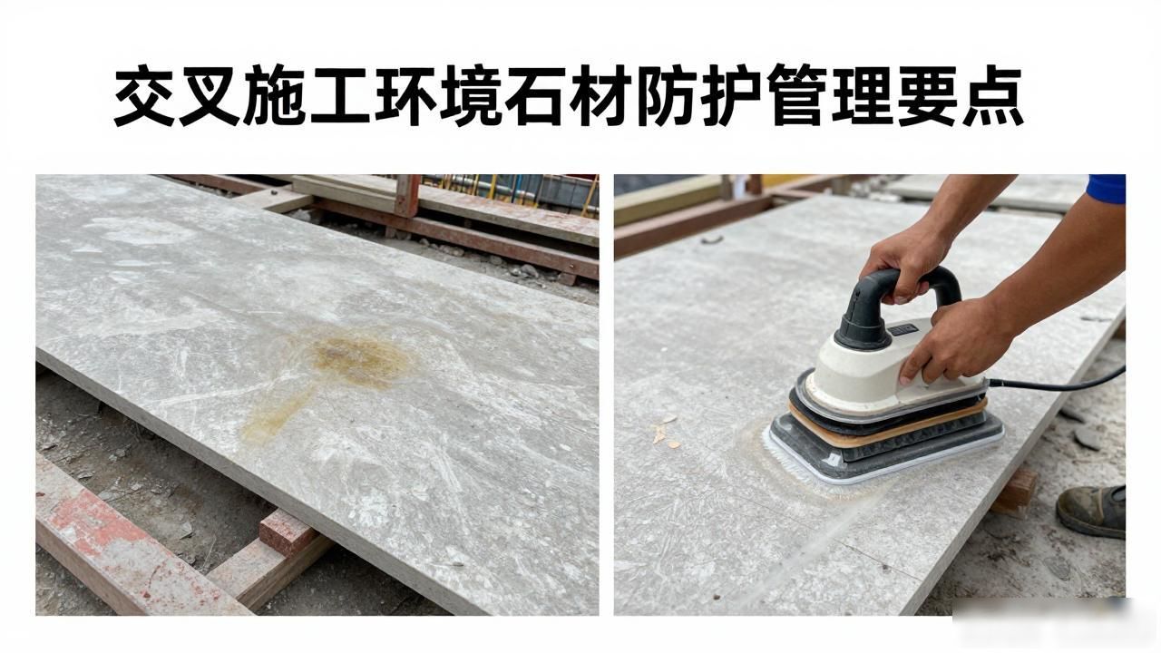 交叉施工安全措施_交叉施工环境石材防护管理要点_交叉施工成品保护