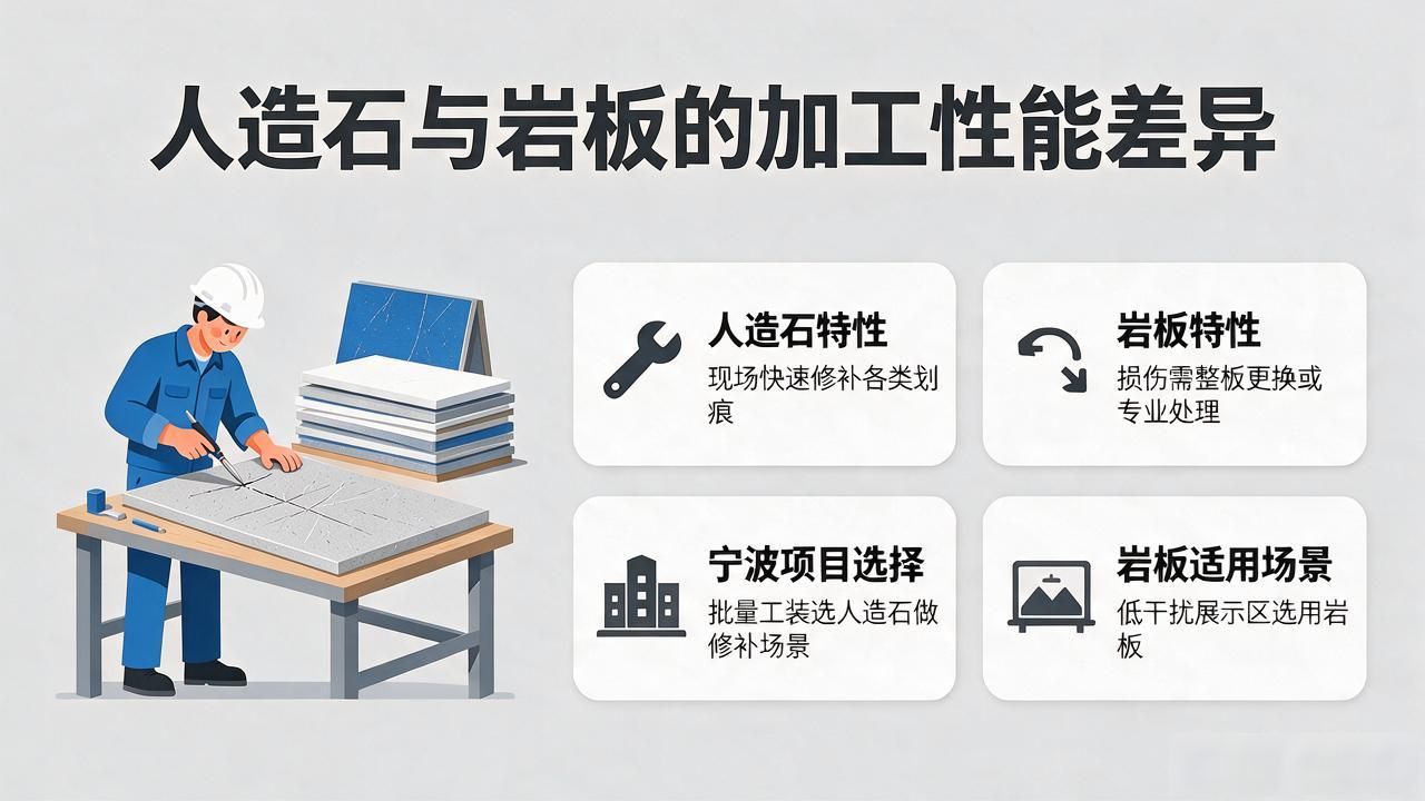 人造石贵还是岩板贵_人造石与岩板的区别在哪里_人造石与岩板的加工性能差异