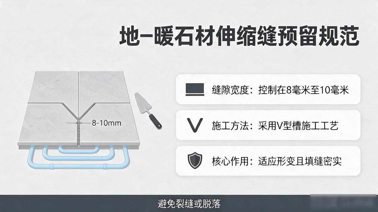 地暖地砖伸缩缝留多少_地暖地面石材伸缩缝预留规范科普_铺地暖伸缩缝怎么留