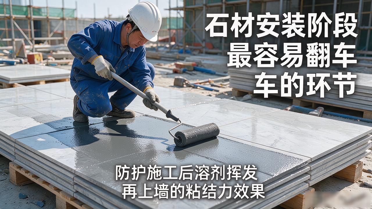 石材切割机安装_活动架安装石材_石材安装阶段最容易翻车的环节