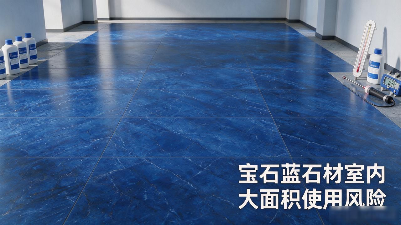 宝石蓝石材用于灶台面_宝石蓝石材室内大面积使用风险_蓝色石材种类