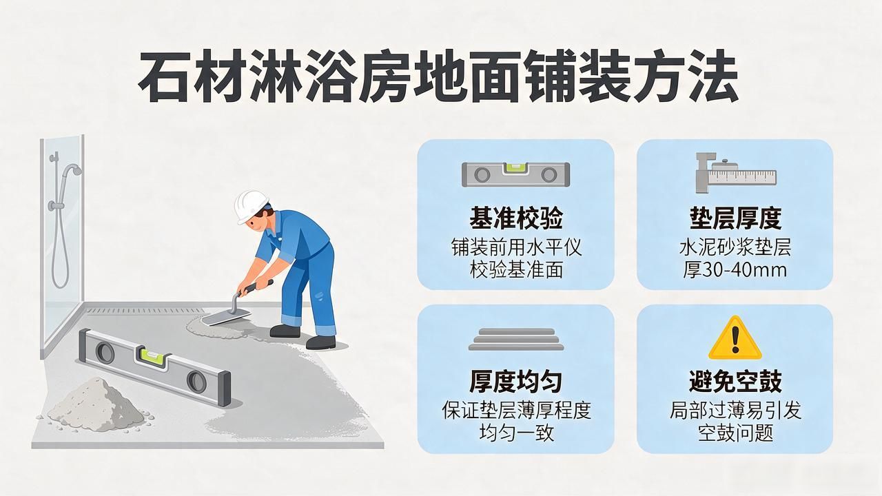 房石材淋浴地面铺装方法视频_房石材淋浴地面铺装方法图片_石材淋浴房地面的铺装方法