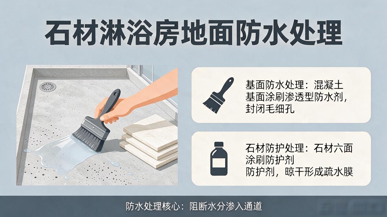 石材淋浴房地面的铺装方法_房石材淋浴地面铺装方法图片_房石材淋浴地面铺装方法视频