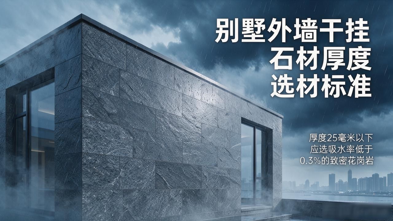 干挂石材规范最小厚度_别墅外墙干挂石材厚度选材标准_干挂石材至少需要多少厚度