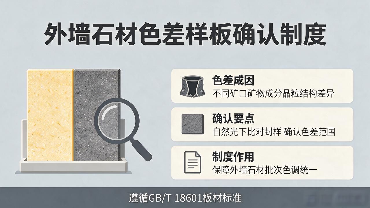 石材色差处理厂家_外墙石材色差样板确认制度_外墙石材高度规范高度是多少