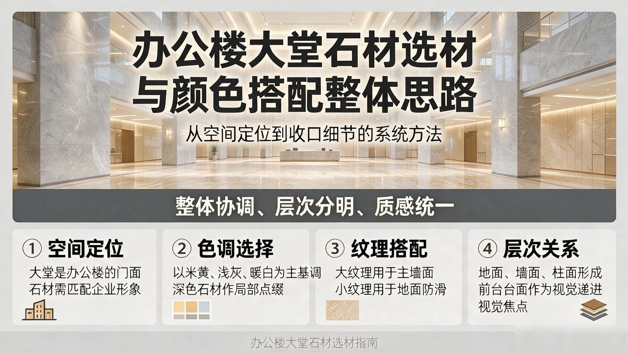 石材楼地面是什么意思_办公楼大堂石材选材整体思路讲解_楼地面工程中石材正面刷保护液