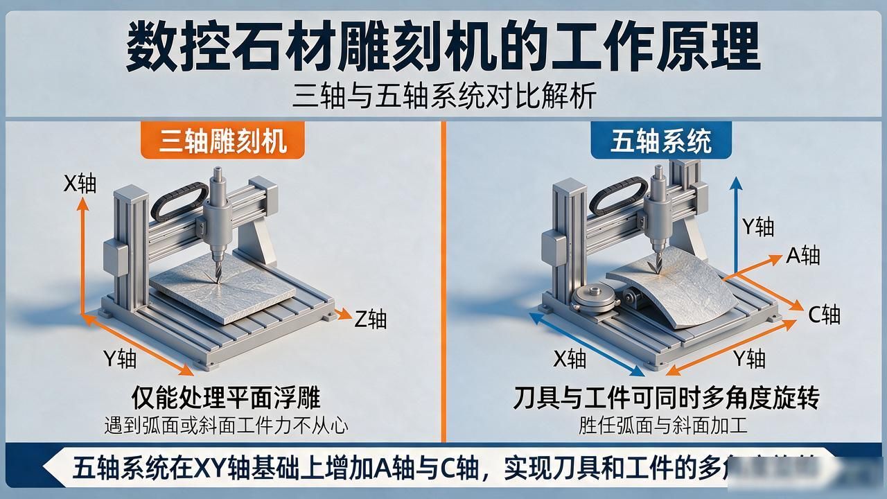 石材雕刻机器视频_石材雕刻加工设备_数控石材雕刻机的工作原理
