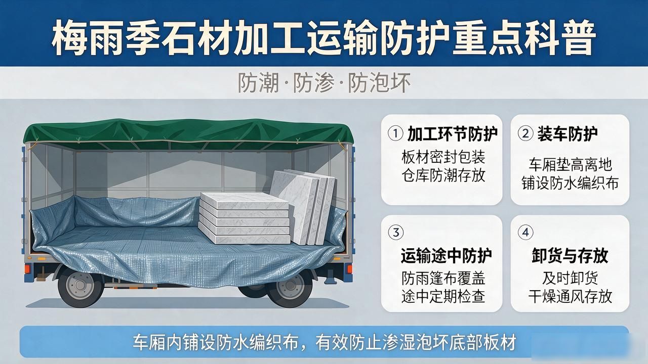 科能石材防护剂_梅雨季石材加工运输防护重点科普_石材防护剂的施工视频