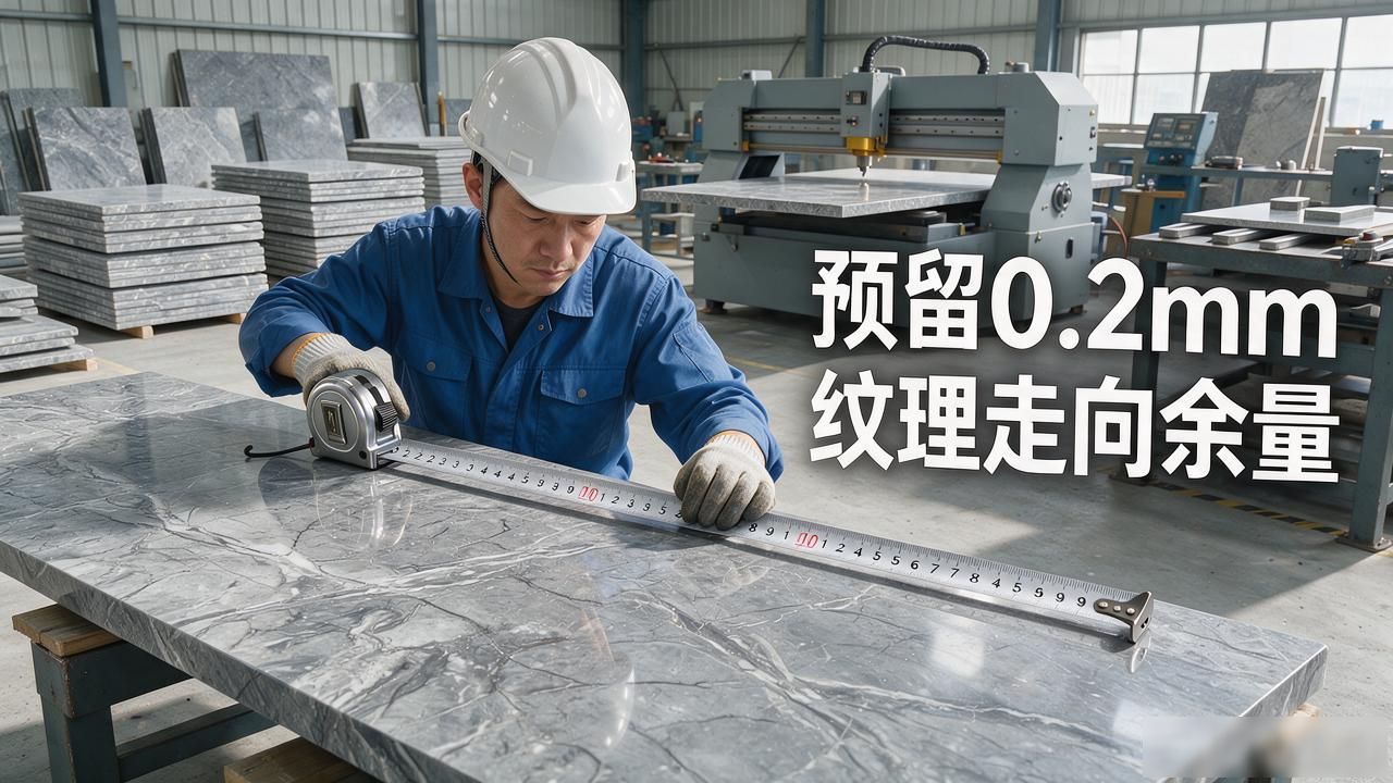复杂造型石材放样精度管控方案_石材造型线条截面加工图_石材放样测量cad深化图纸
