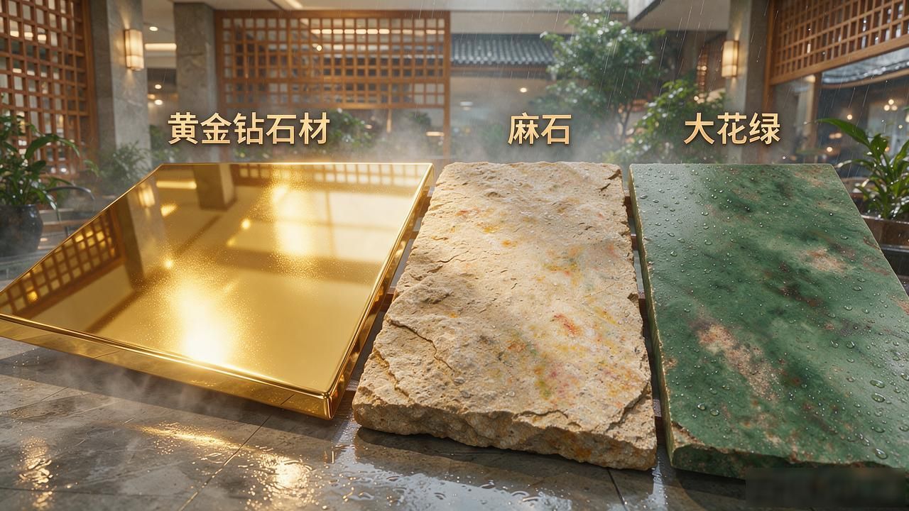 商业住宅的优势和劣势_黄金钻石材性能优势与商业空间适配场景_商业已经进入黄金瞬间时代