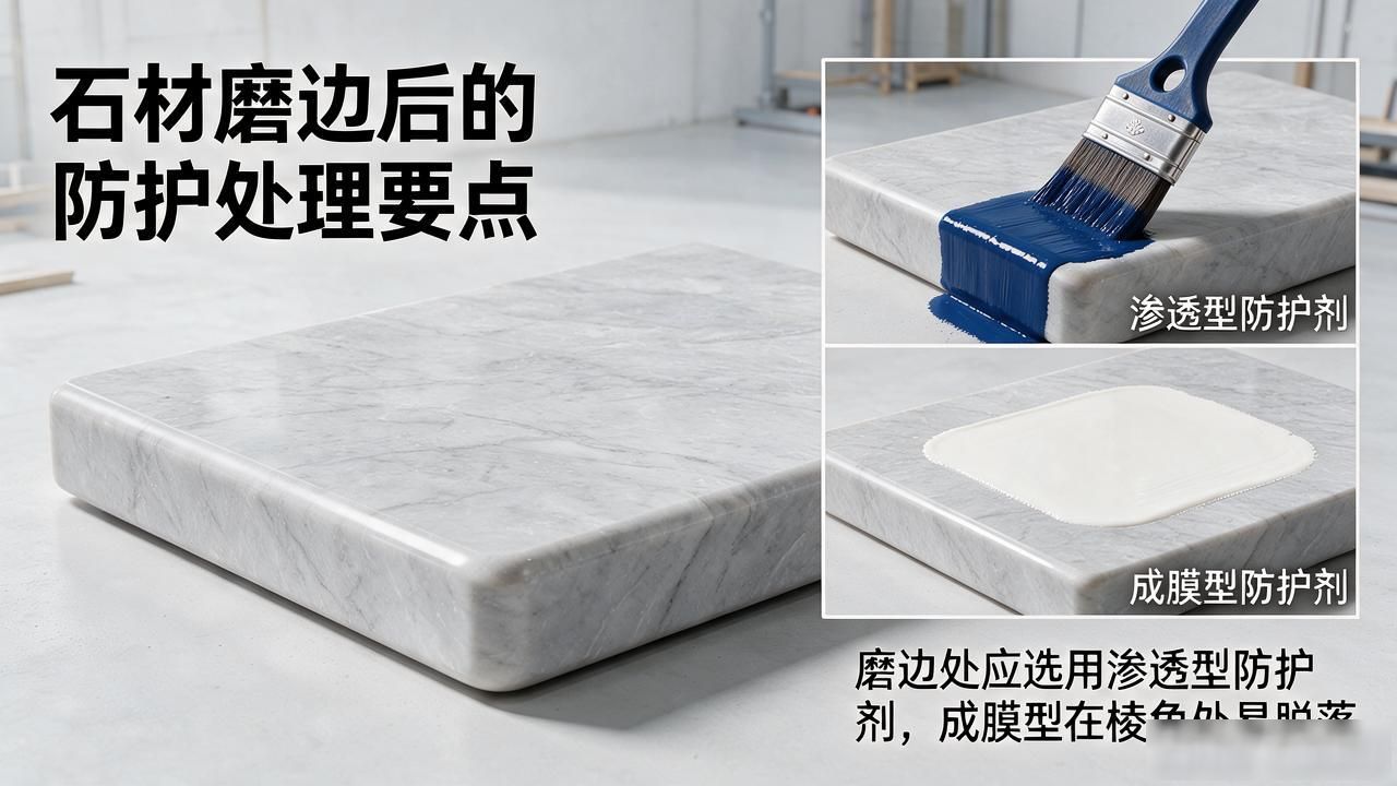 石材防护做几面_防护磨石材要点处理后再施工吗_石材磨边后的防护处理要点