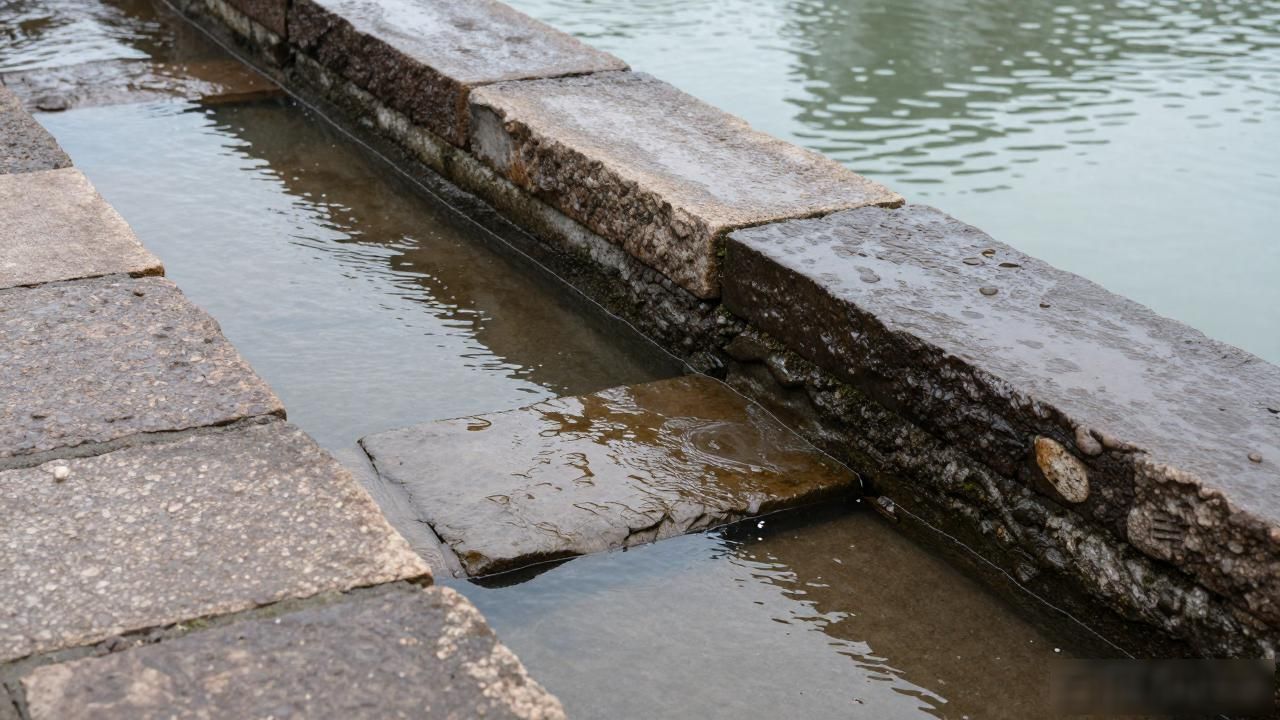 石材泡水颜色会变深吗_水景驳岸石材，长期泡水材质特性科普_石材泡水试验规范抽样要求