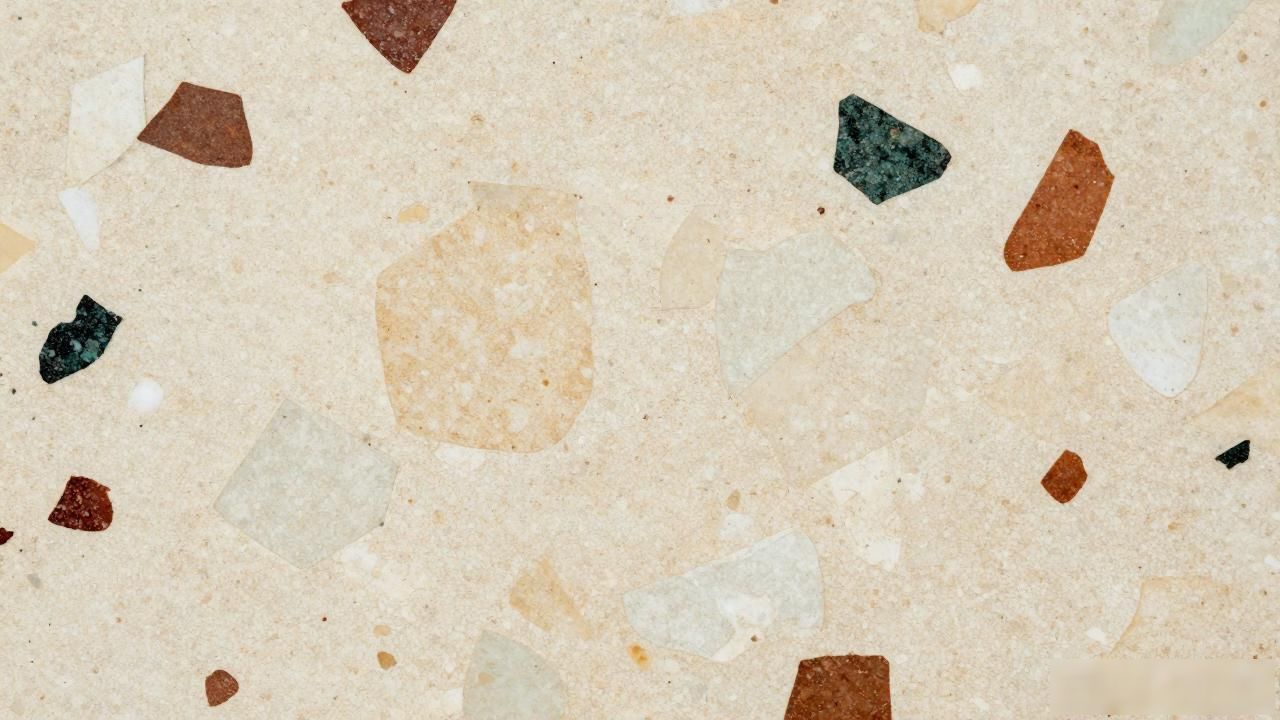 水磨石在复古风格设计中的应用_水磨石图样设计大全_水磨石有设计缝吗