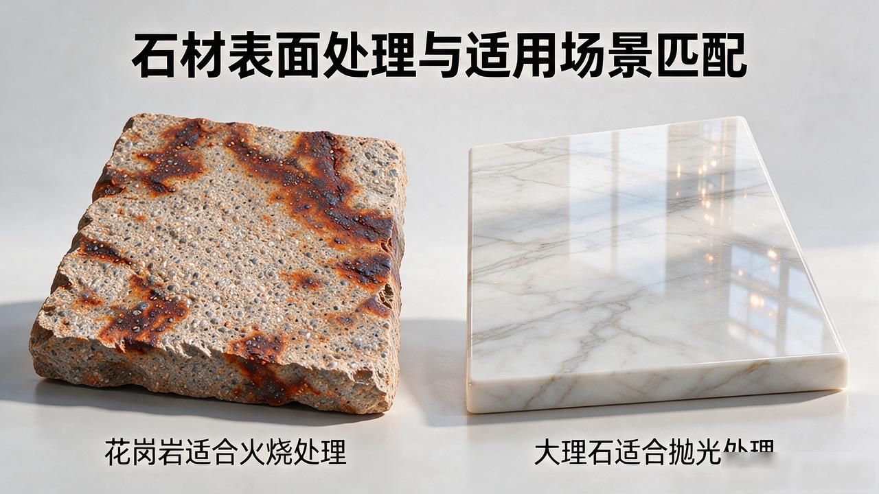 石材表面处理与适用场景匹配_石材表面处理工艺_石材表面处理有几种