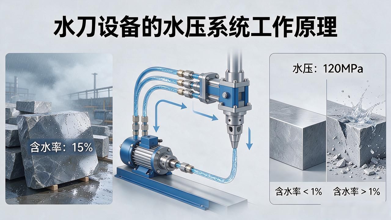 水刀增压器原理动态图_水刀设备的水压系统工作原理_水刀的水压是多少