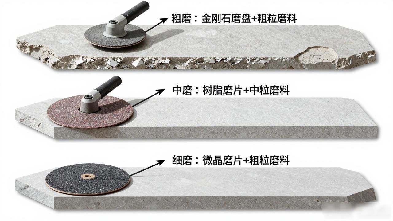 石材异型打磨的工具与磨料_打磨石材异型磨料工具有哪些_打磨石材用什么工具