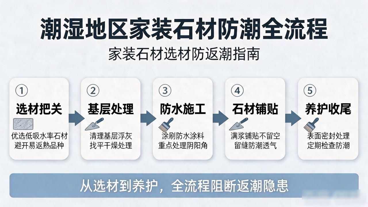 潮湿地区家装石材防潮全流程_地下室潮湿防潮小妙招_潮湿地区用什么瓷砖最耐用
