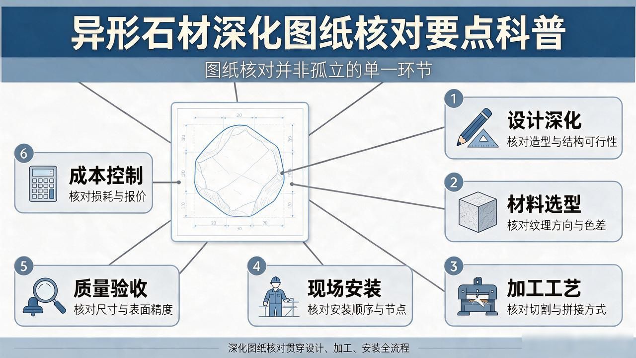 异形石材深化图纸核对要点科普_异形石材图片大全_异形石材墙图片效果图大全