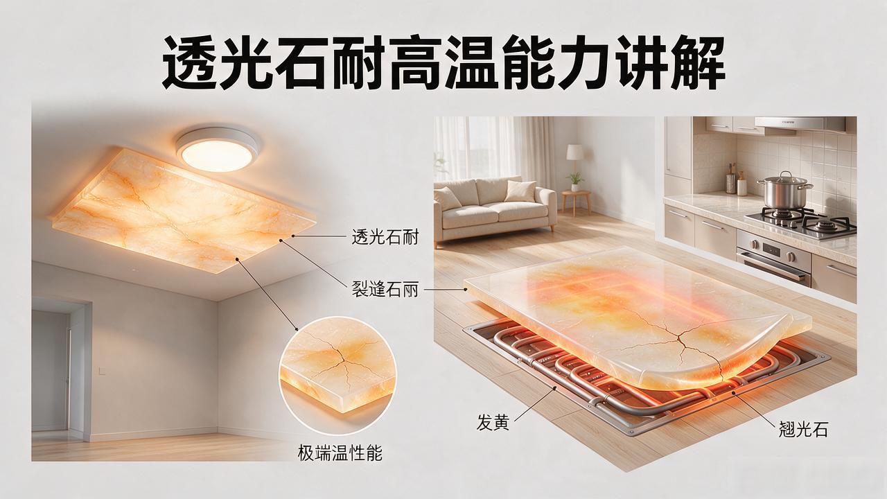 透光石耐高温能力讲解_透光最好的材料_透光性能最好的材料