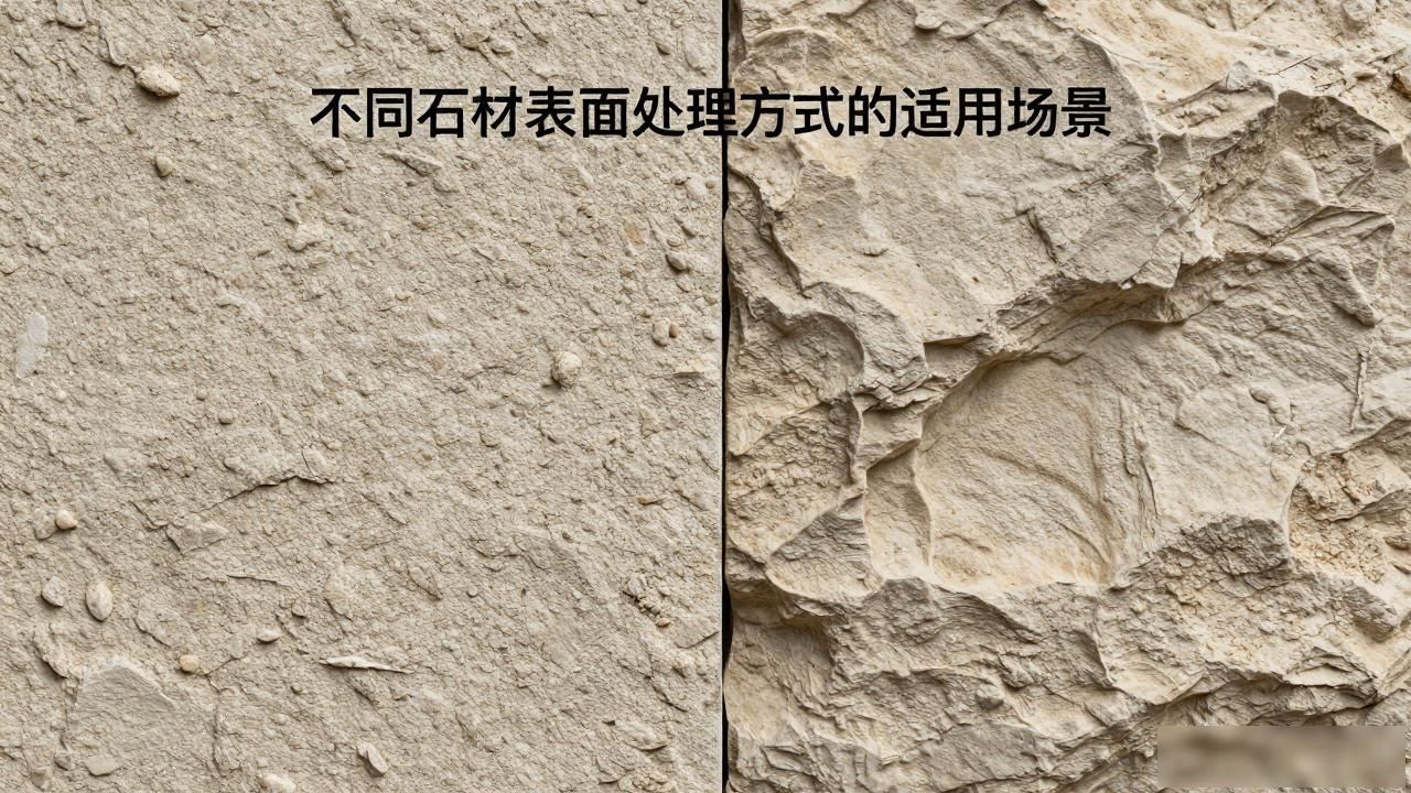 不同石材表面处理方式的适用场景_石材表面处理有几种_石材面处理方式有几种