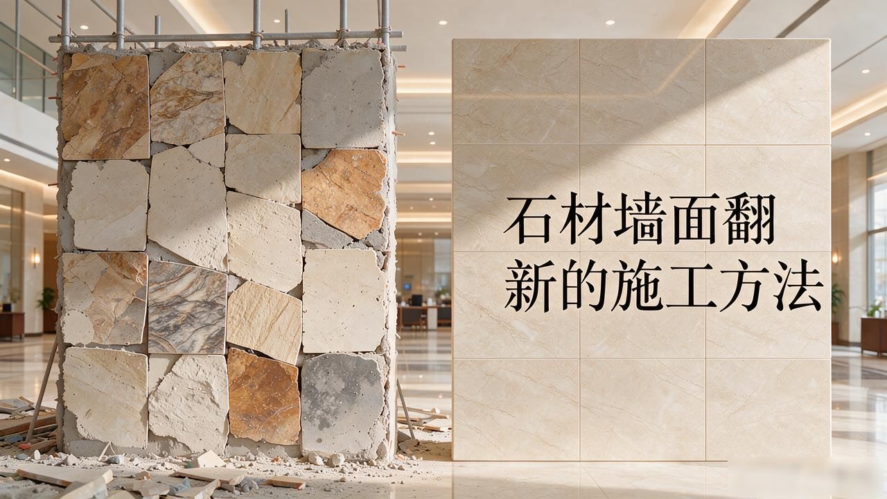 石材墙面铺贴施工方法_墙面石材翻新施工方法图片_石材墙面翻新的施工方法