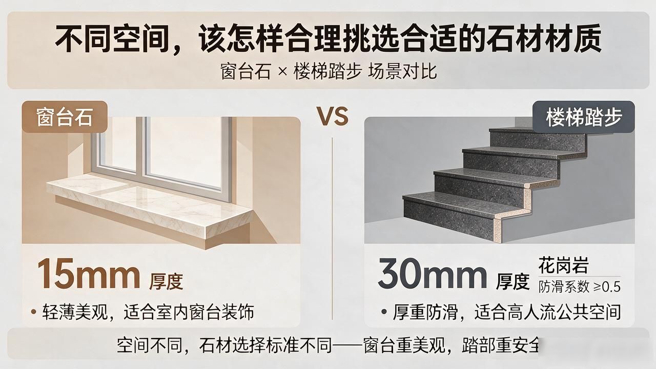 挑选石材主要是看什么_不同空间，该怎样合理挑选合适的石材材质_挂石材画空间材料选择要点