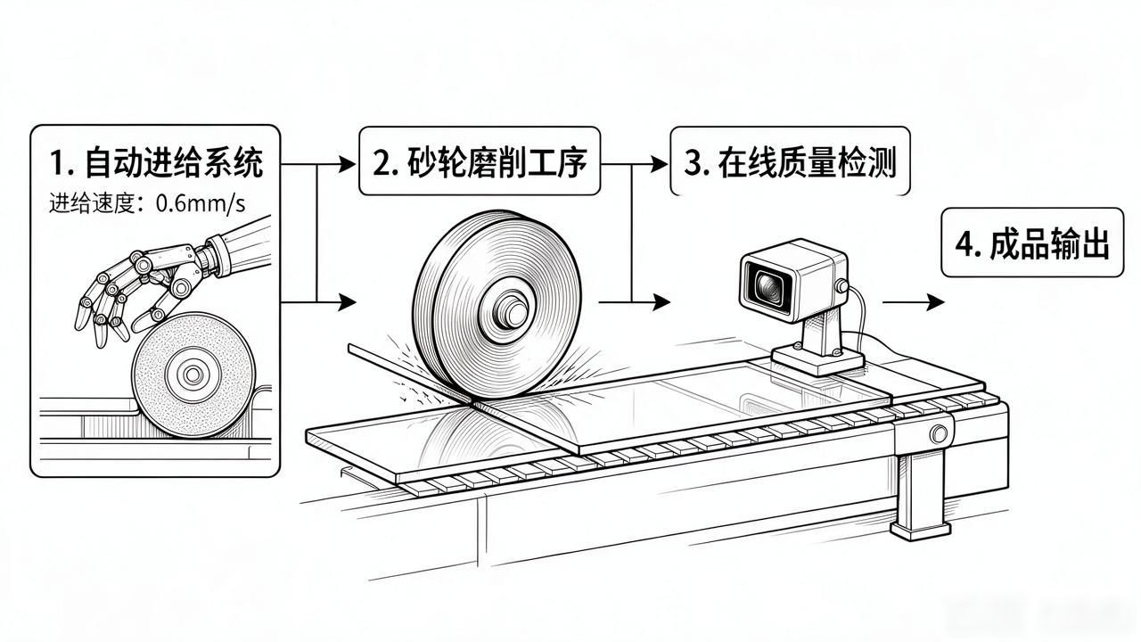 磨槽工序_机加工工序流程里M_全自动磨边生产线的工序流程