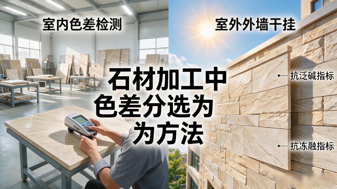 石材加工中色差分选为方法封面图新闻