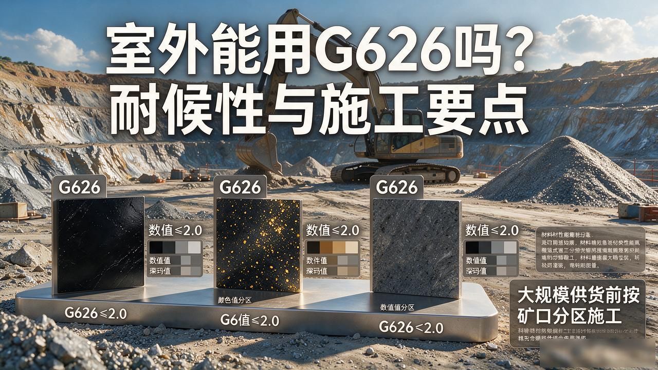 室外能用G626吗?耐候性与施工要点封面图新闻