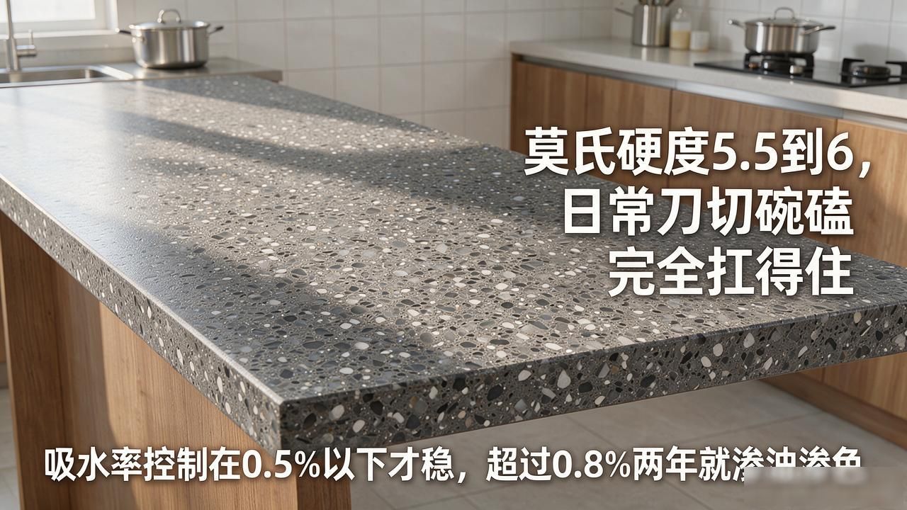 无机水磨石(彩)做背景墙/厨房台面合适吗_厨房台面用白色风水可以吗_最建议买的厨房台面