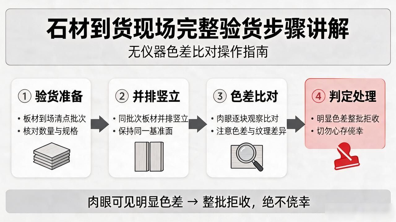 石材到货现场完整验货步骤讲解封面图新闻