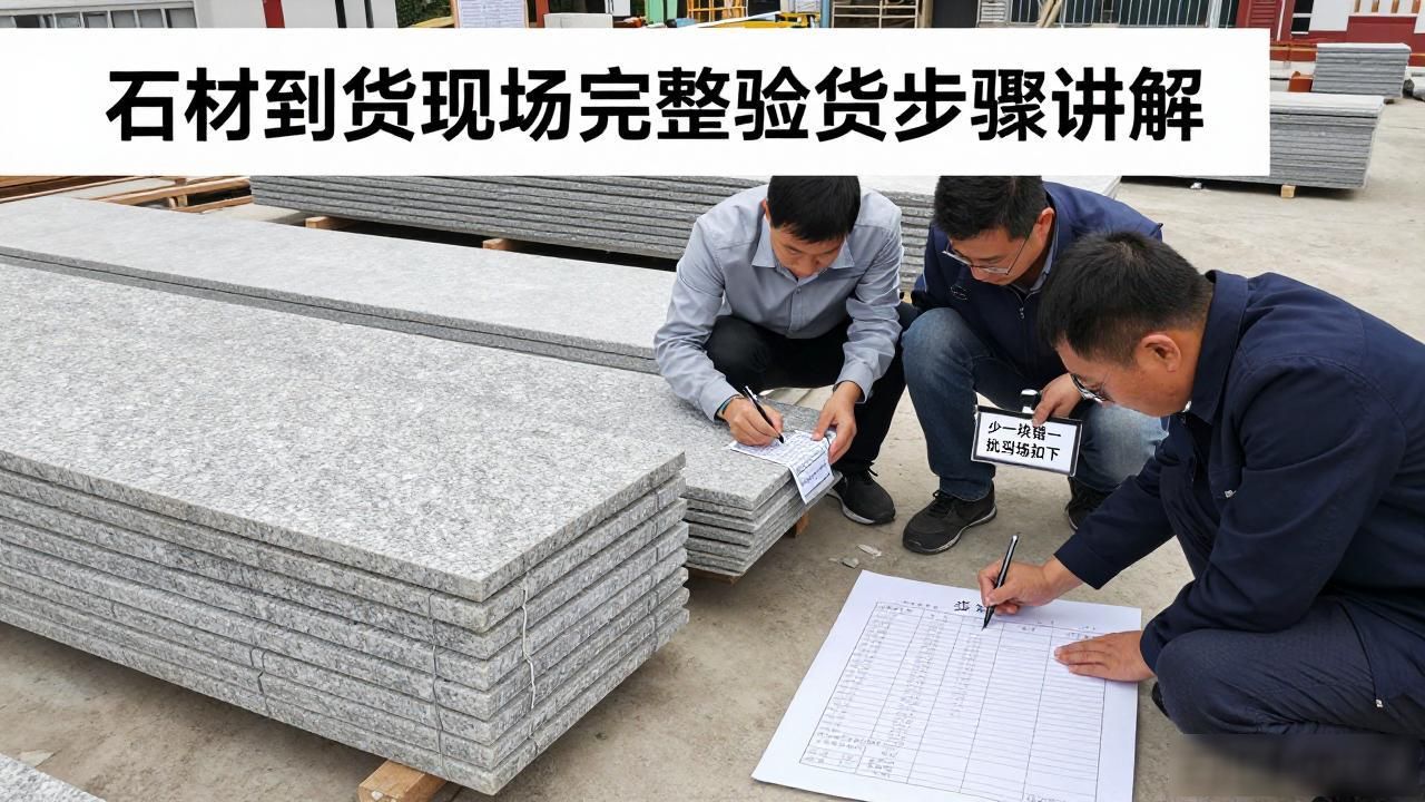 石材到货了怎么发朋友圈_石材到货现场完整验货步骤讲解_石材翻新详细过程及方法视频