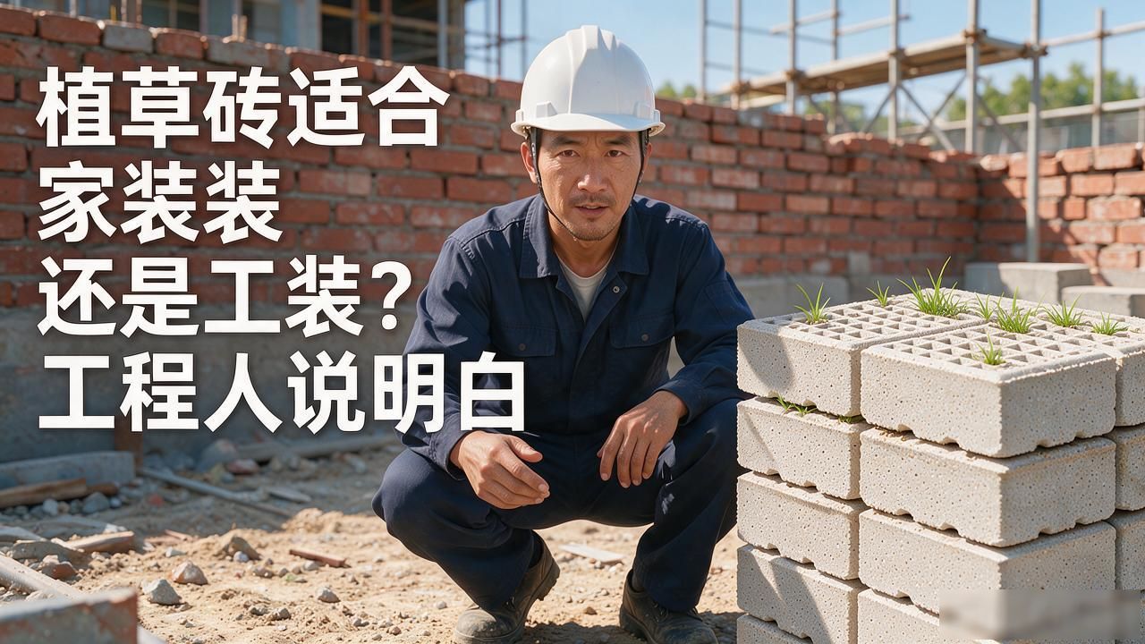 植草砖可选什么草_瓷砖家装工装话术_植草砖适合家装还是工装？工程人说明白