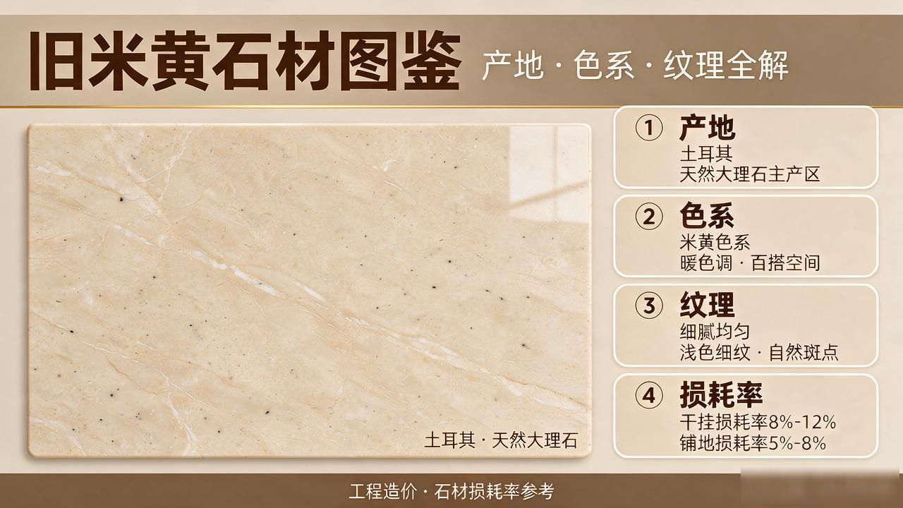 土耳其石材品牌_土耳其灰石材图片_旧米黄(土耳其)石材图鉴：产地、色系、纹理全解