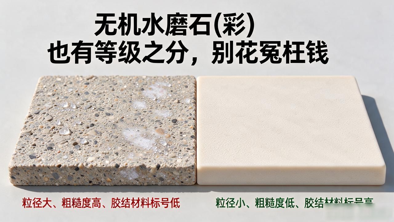 无机水磨石(彩)也有等级之分，别花冤枉钱_无机水磨石(彩)也有等级之分，别花冤枉钱_无机水磨石(彩)也有等级之分，别花冤枉钱